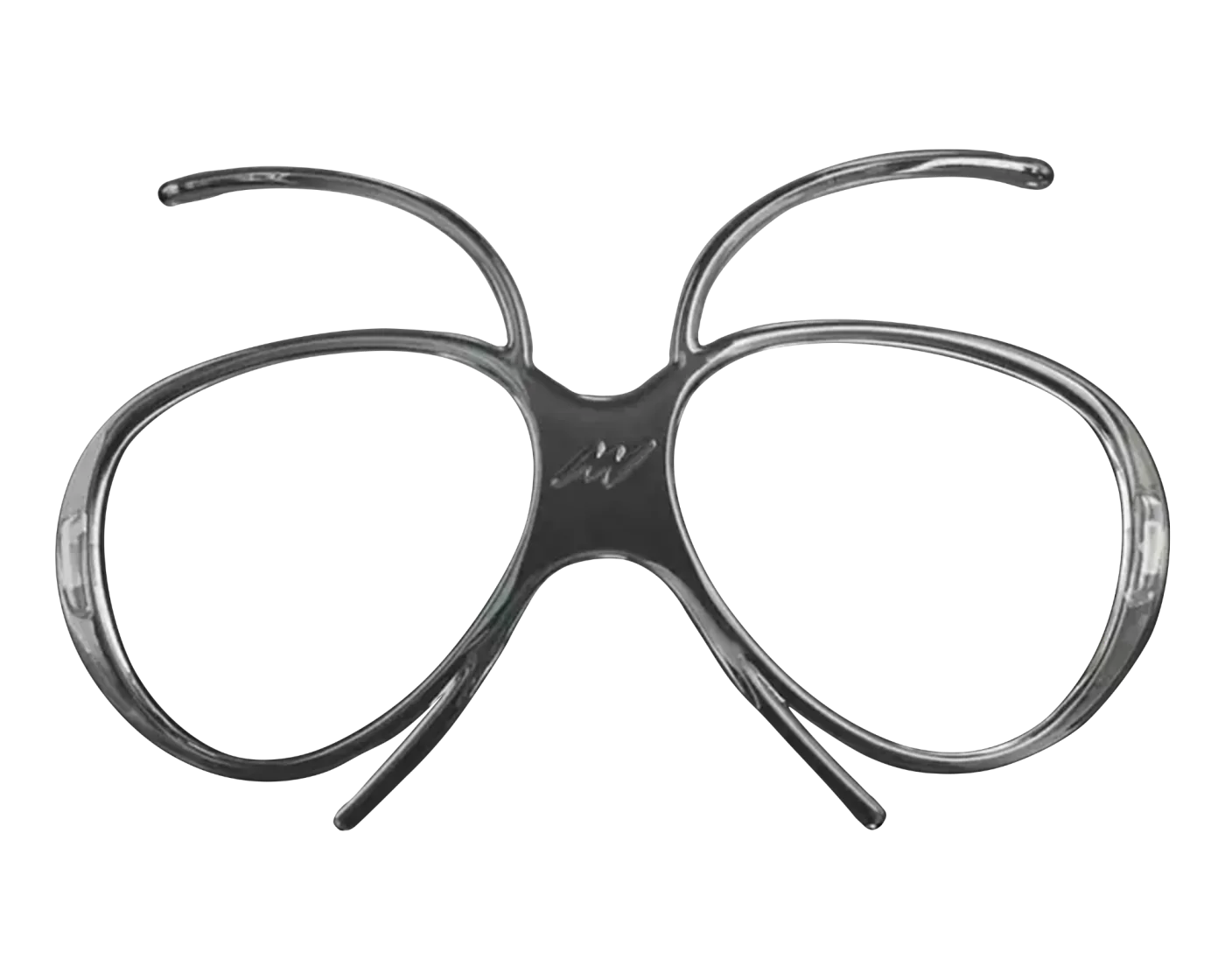 UniClip vu de face, monture une pièce avec branches souples